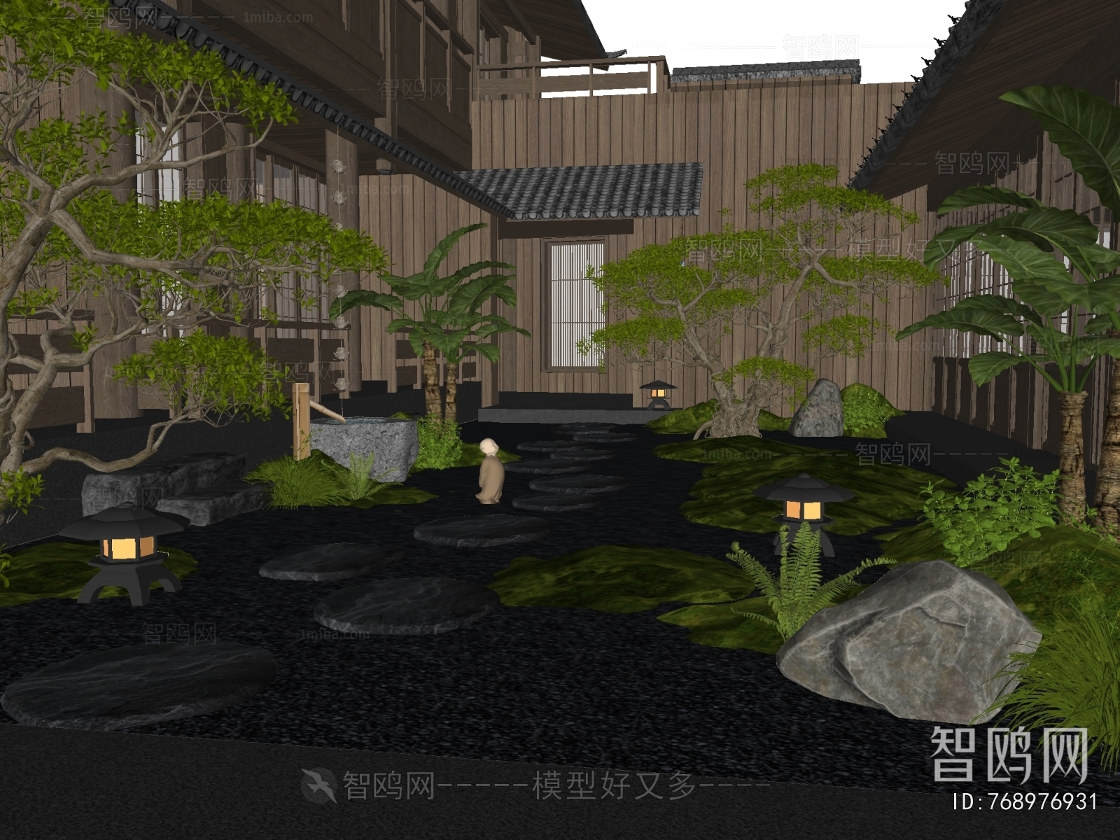 Chinese Style Courtyard/landscape