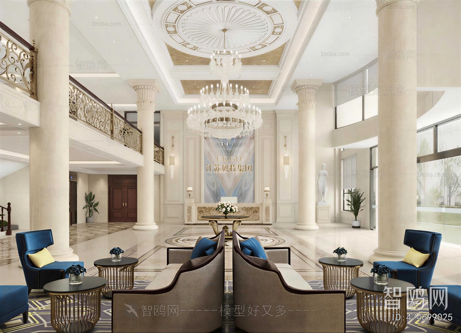 New Classical Style Lobby Hall