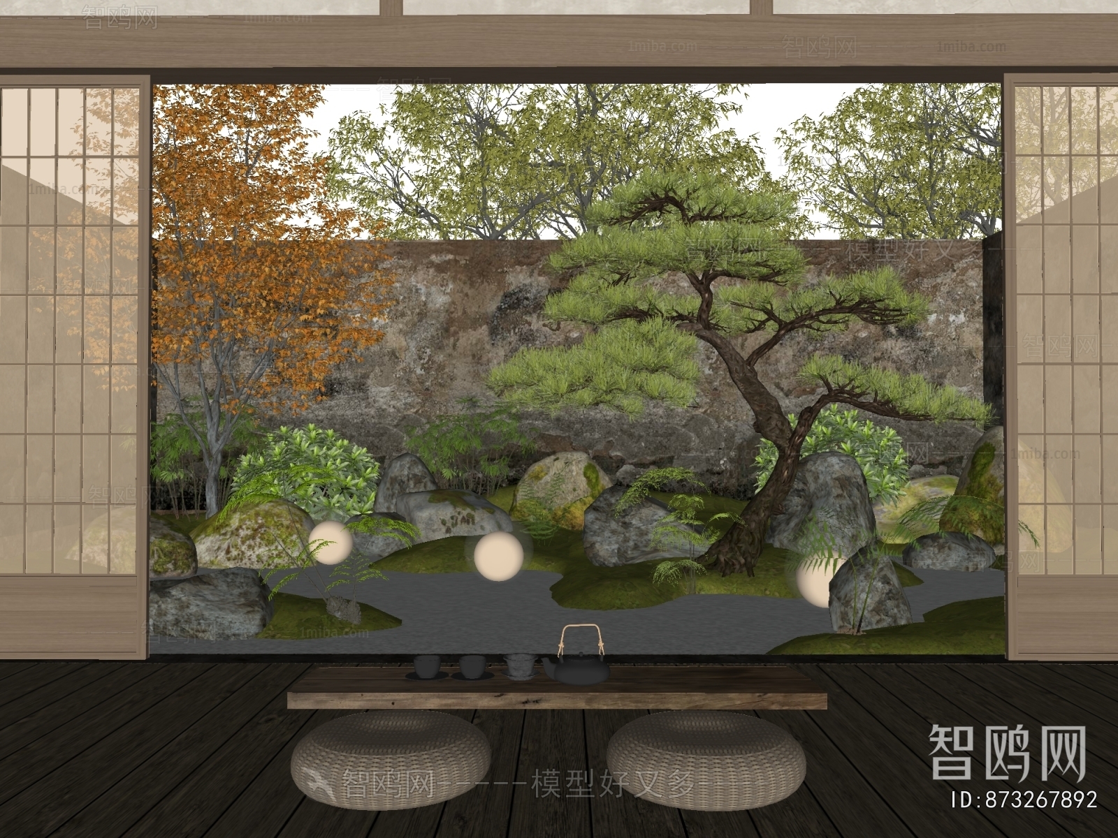 Japanese Style Courtyard/landscape