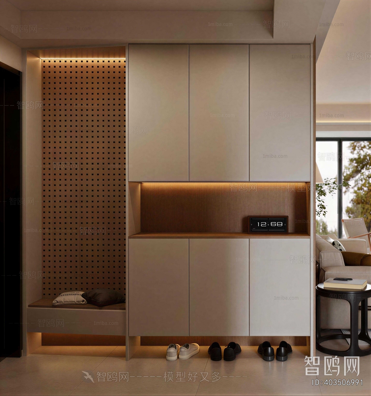 Modern Shoe Cabinet