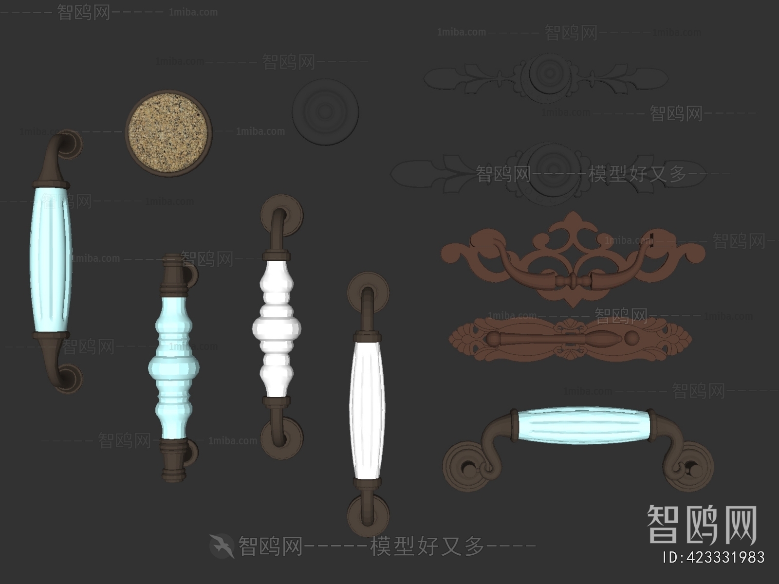 New Chinese Style Door Handle