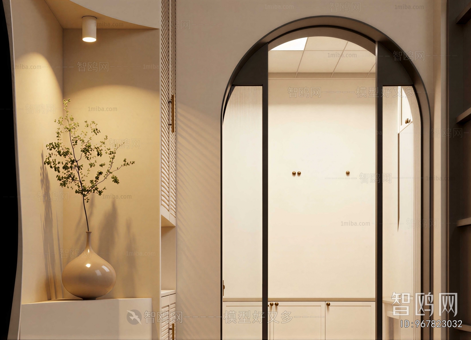 French Style Hallway