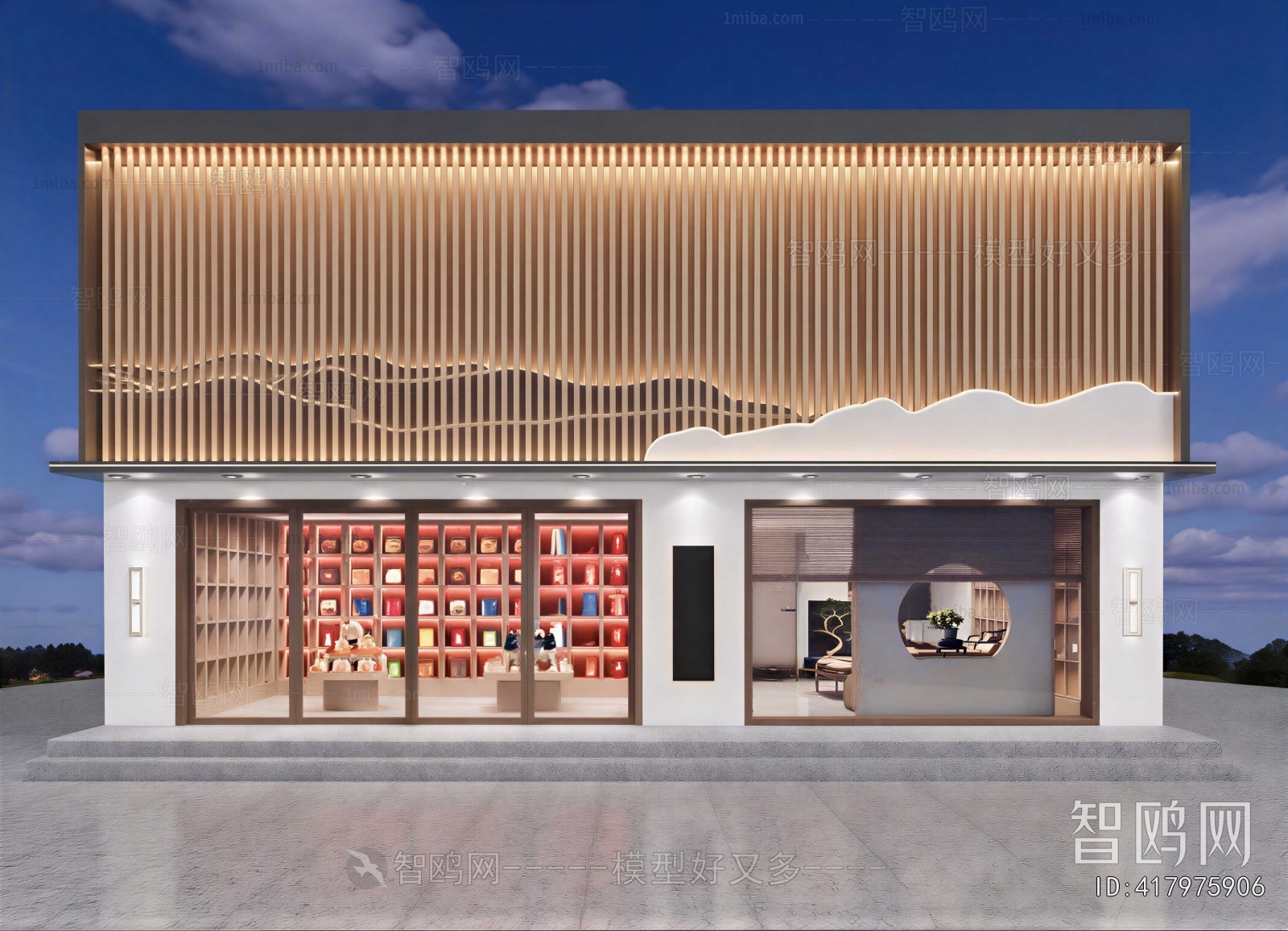 New Chinese Style Facade Element