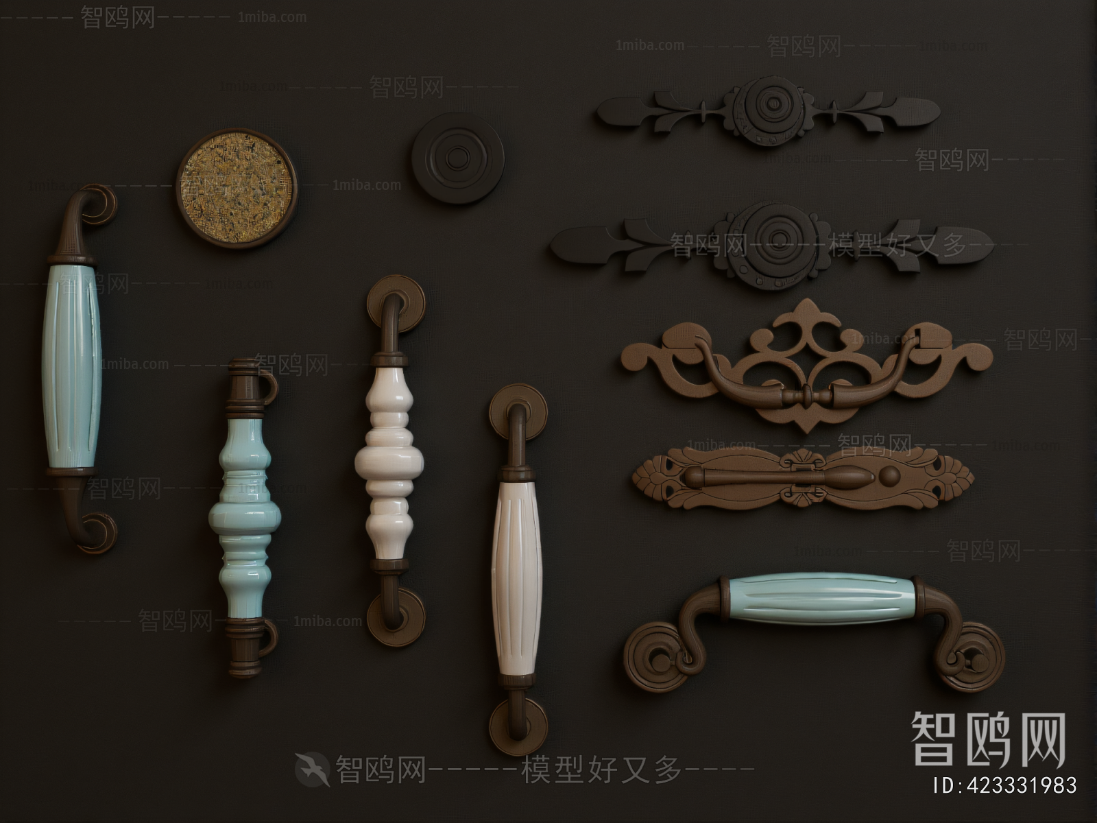 New Chinese Style Door Handle