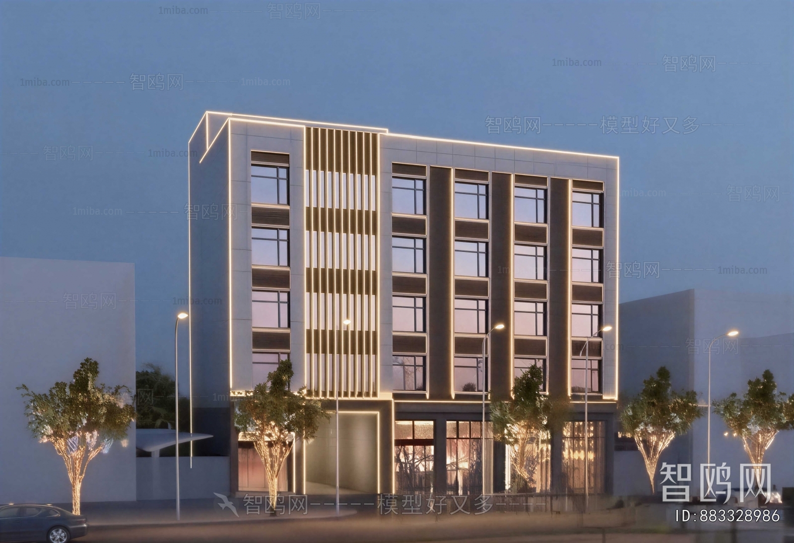 Modern Appearance Of Commercial Building