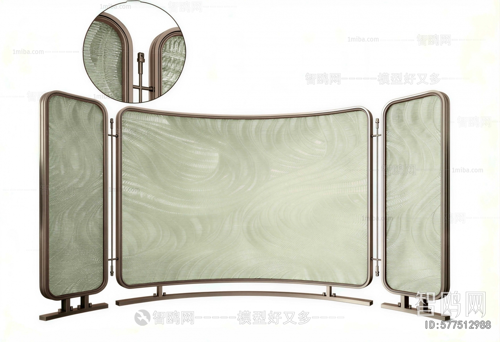 French Style Glass Screen Partition