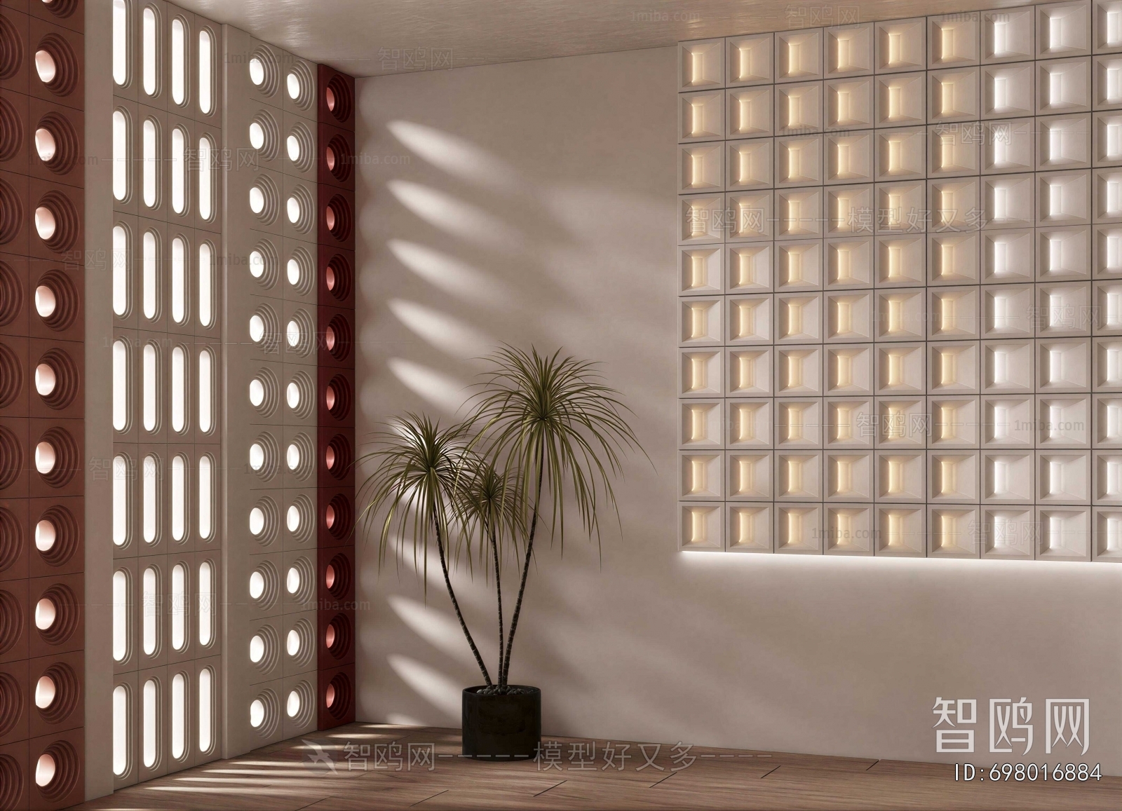 Modern Cement Brick Screen Partition