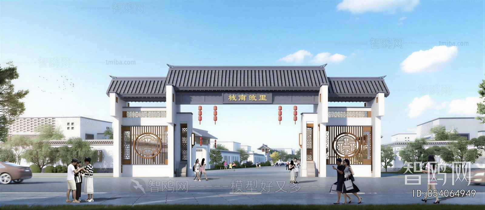 New Chinese Style Facade Element