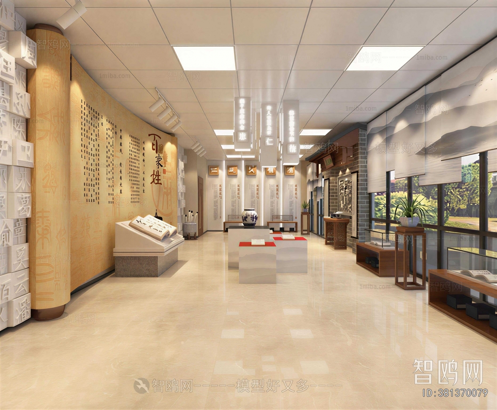 New Chinese Style Exhibition Hall