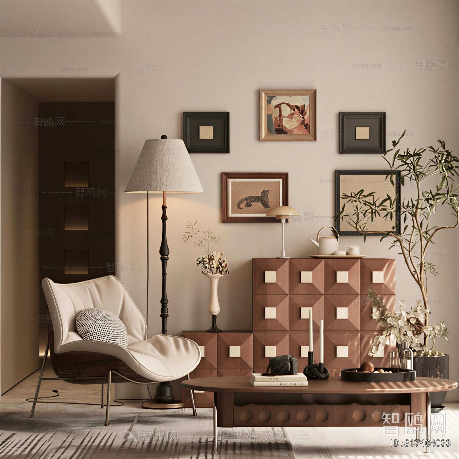 Modern Side Cabinet