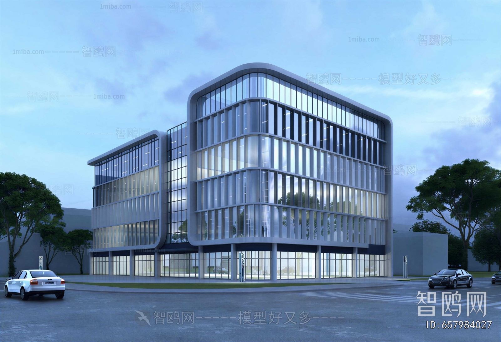 Modern Appearance Of Commercial Building