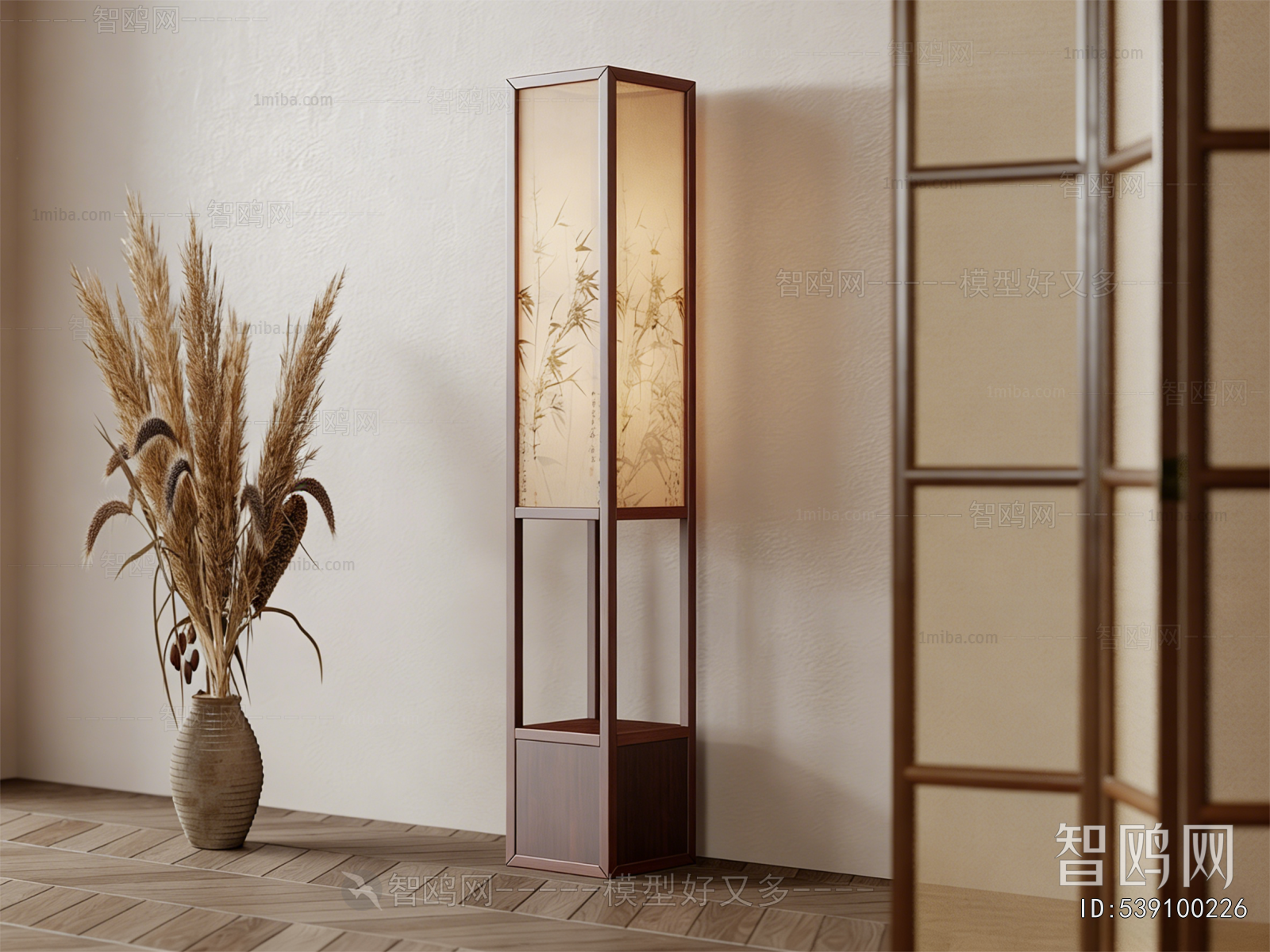 New Chinese Style Floor Lamp