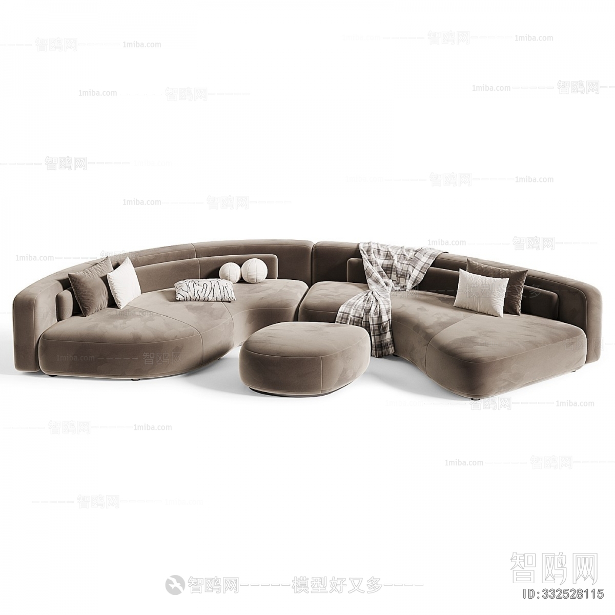 Modern Curved Sofa