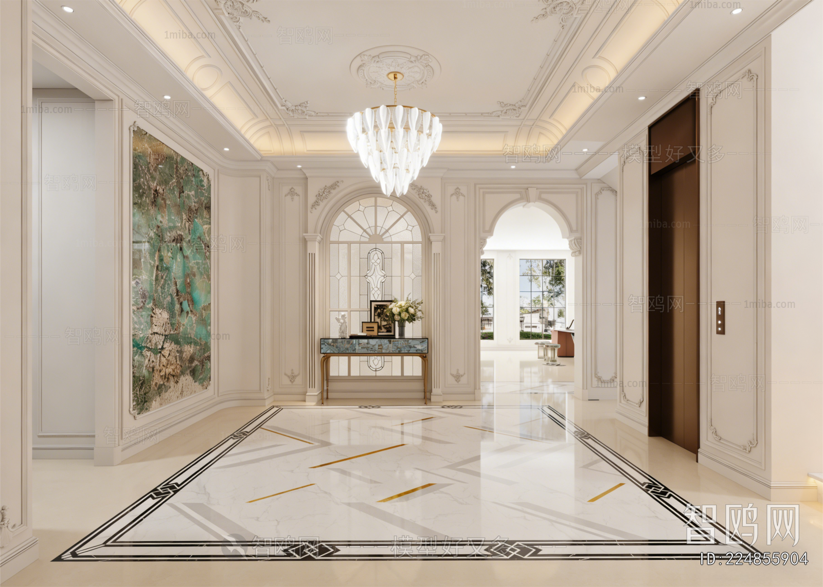 European Style Hallway