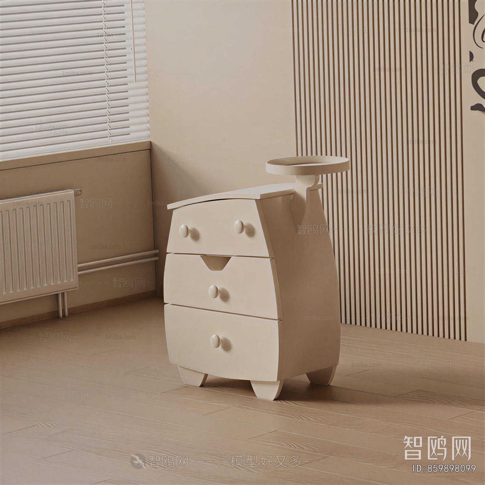 Modern Bedside Cupboard