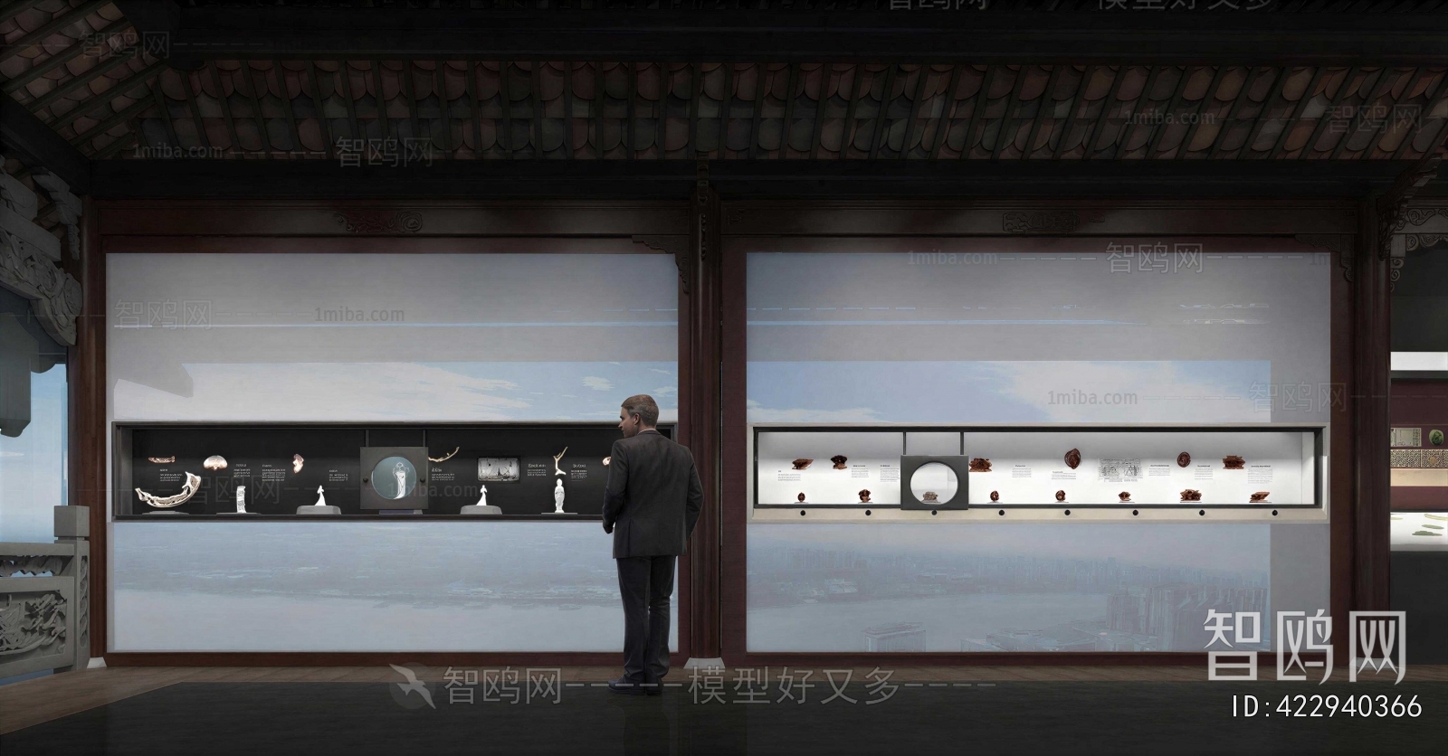 New Chinese Style Exhibition Hall