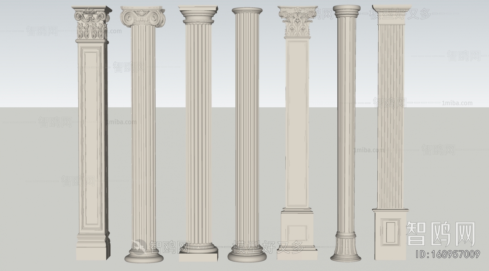 European Style Roman Pillar
