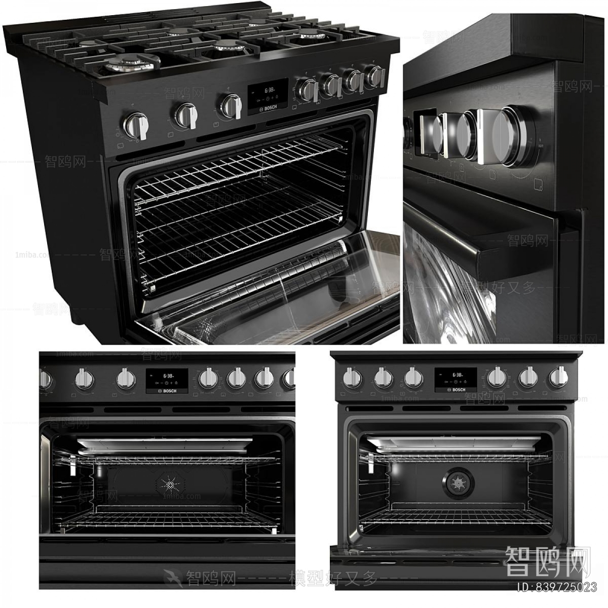 Modern Kitchen Electric Gas Range