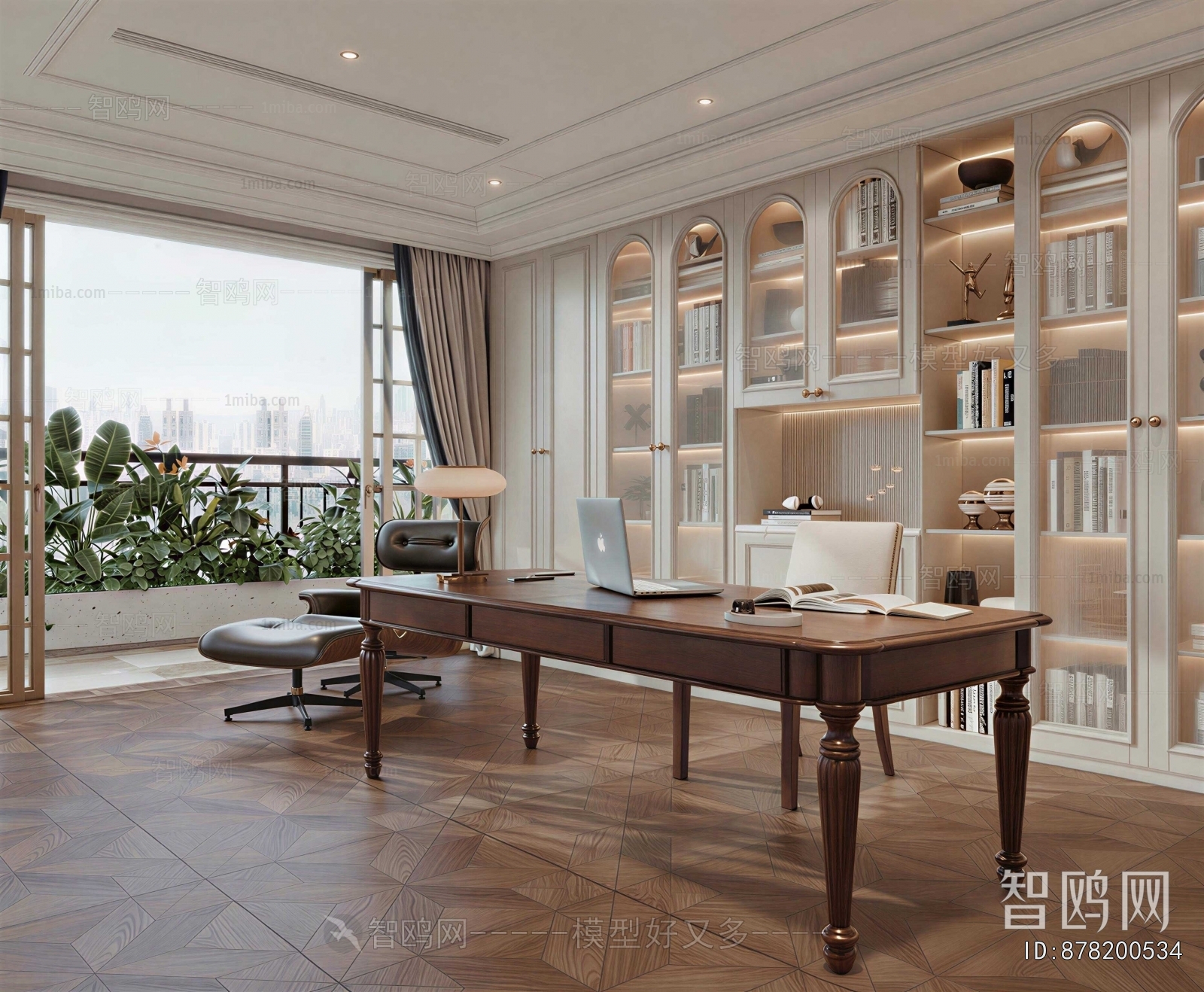 French Style Study Space