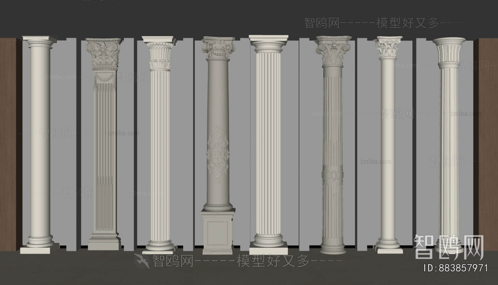 European Style Roman Pillar