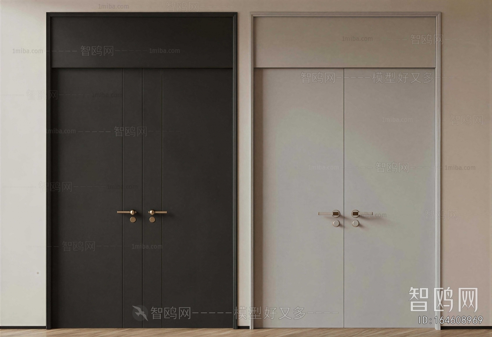 Modern Double Door