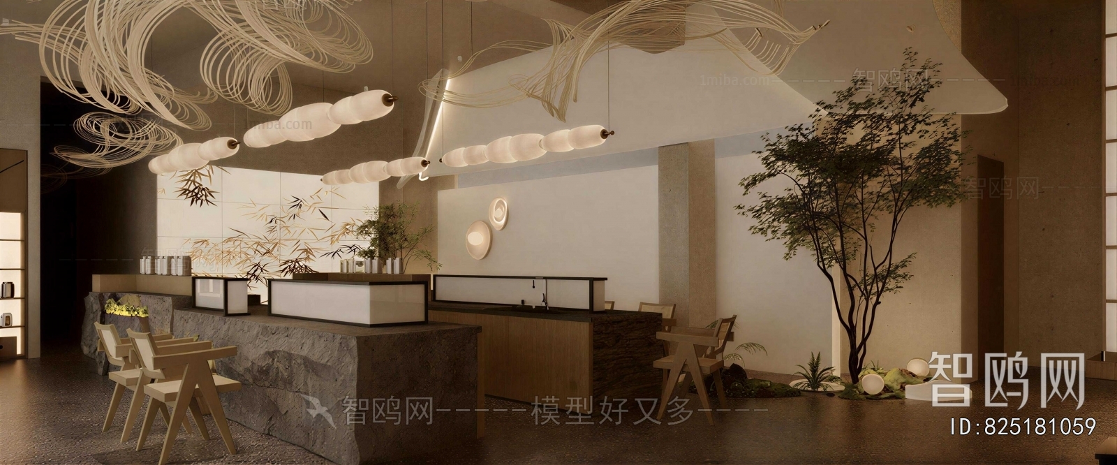 New Chinese Style Milk Tea Shop