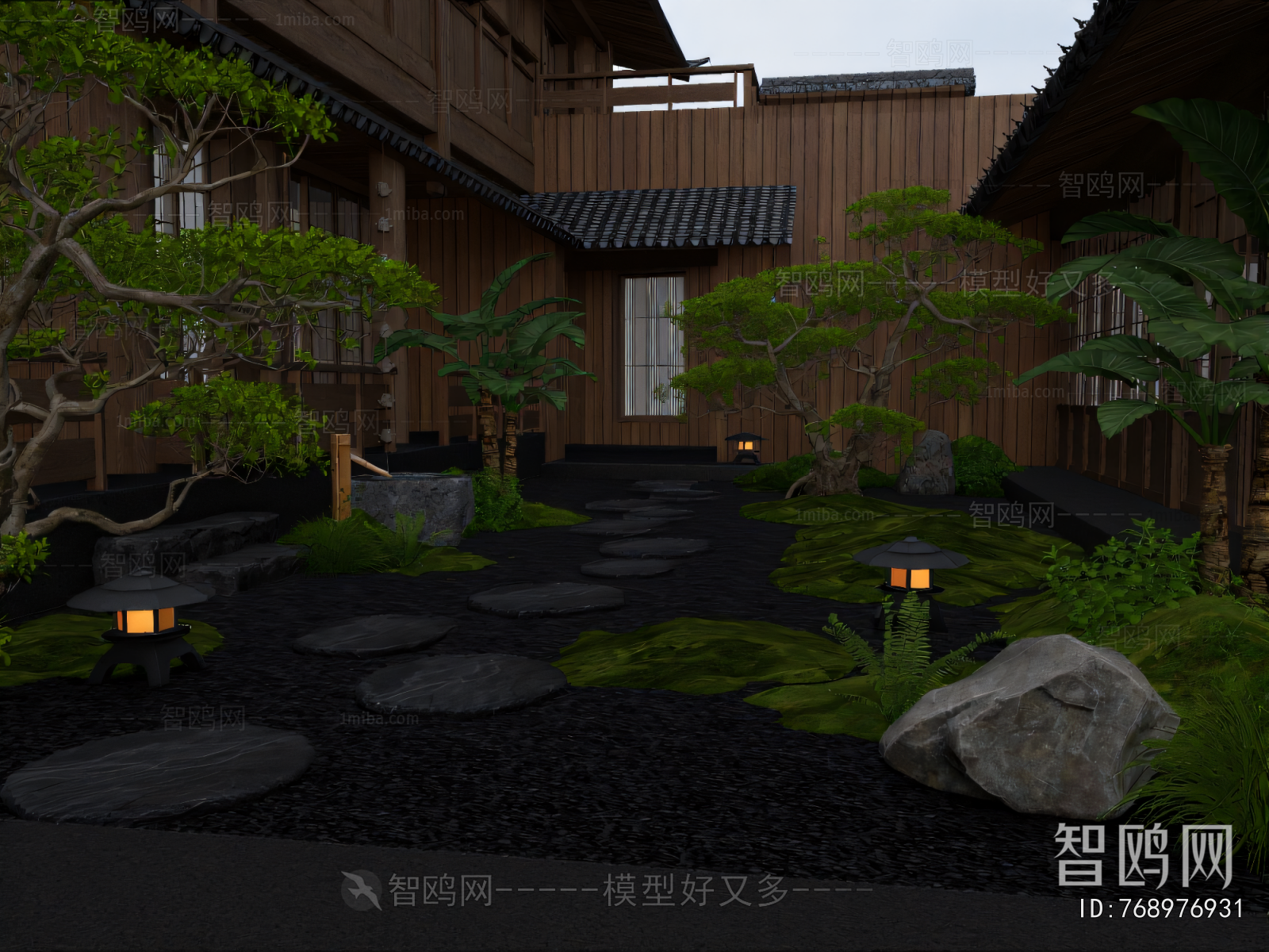 Chinese Style Courtyard/landscape