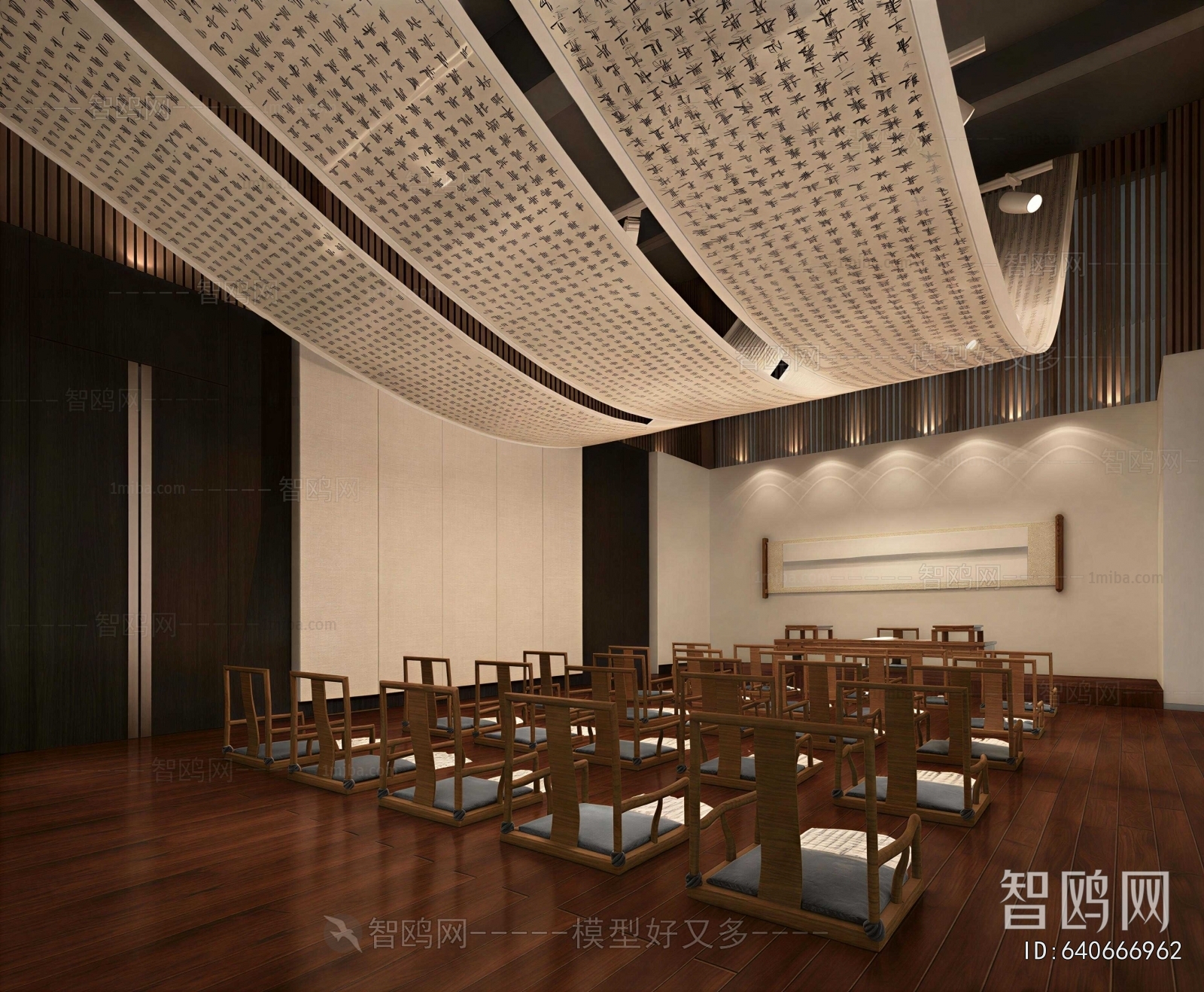 New Chinese Style Exhibition Hall