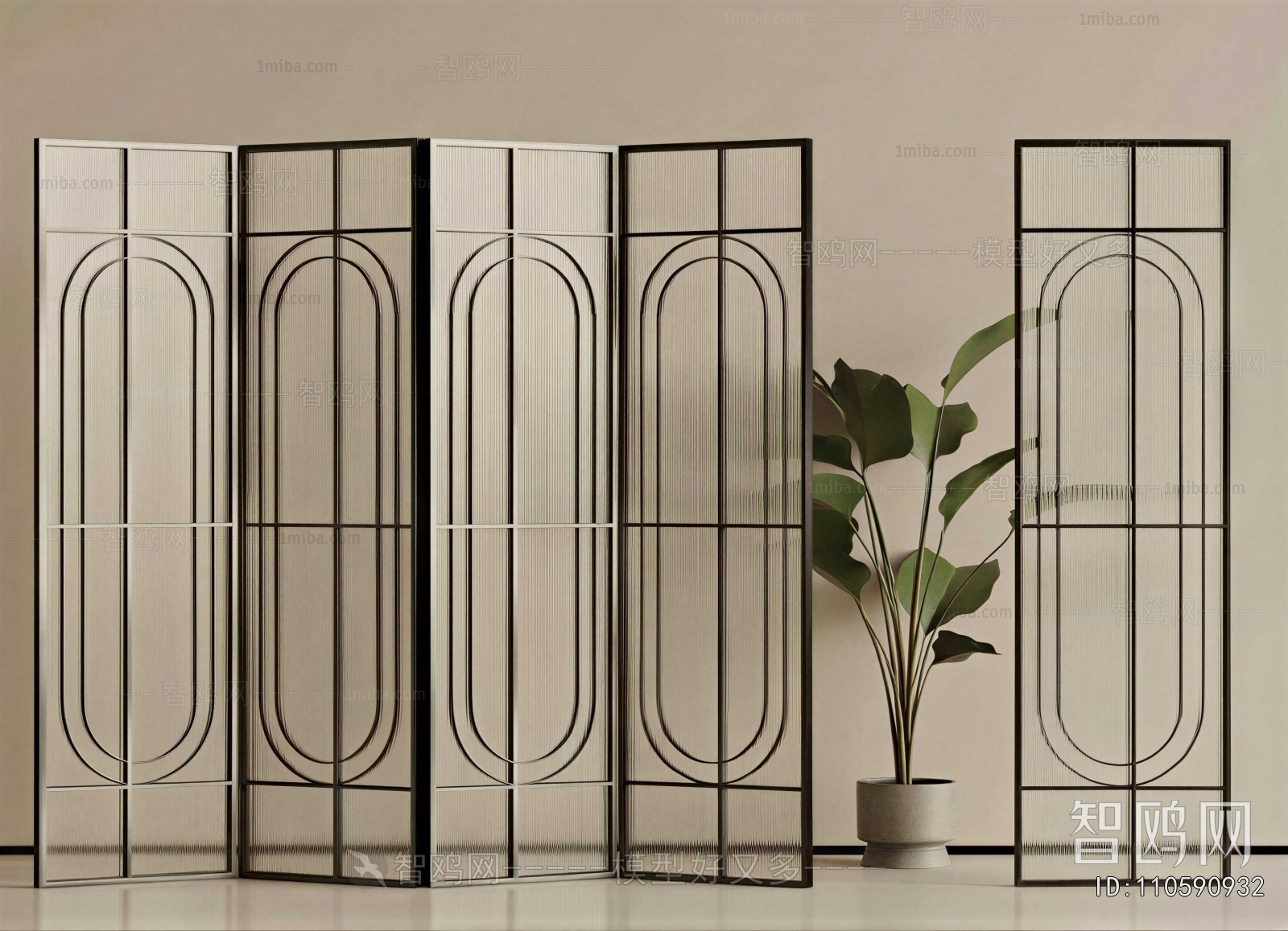 Modern Glass Screen Partition