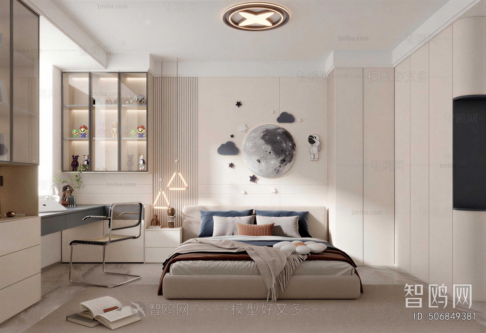 Modern Boy's Room And Son's Room