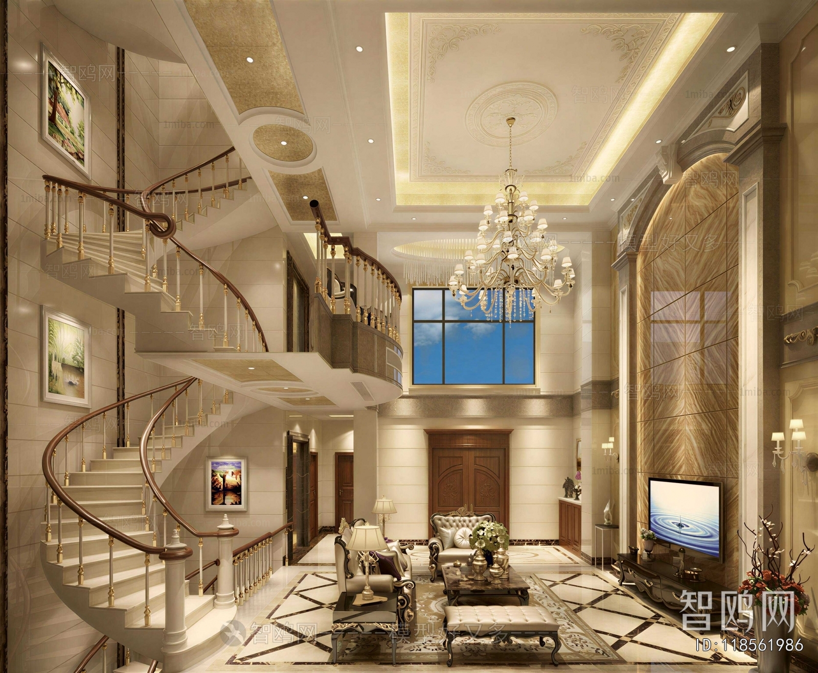 European Style A Living Room