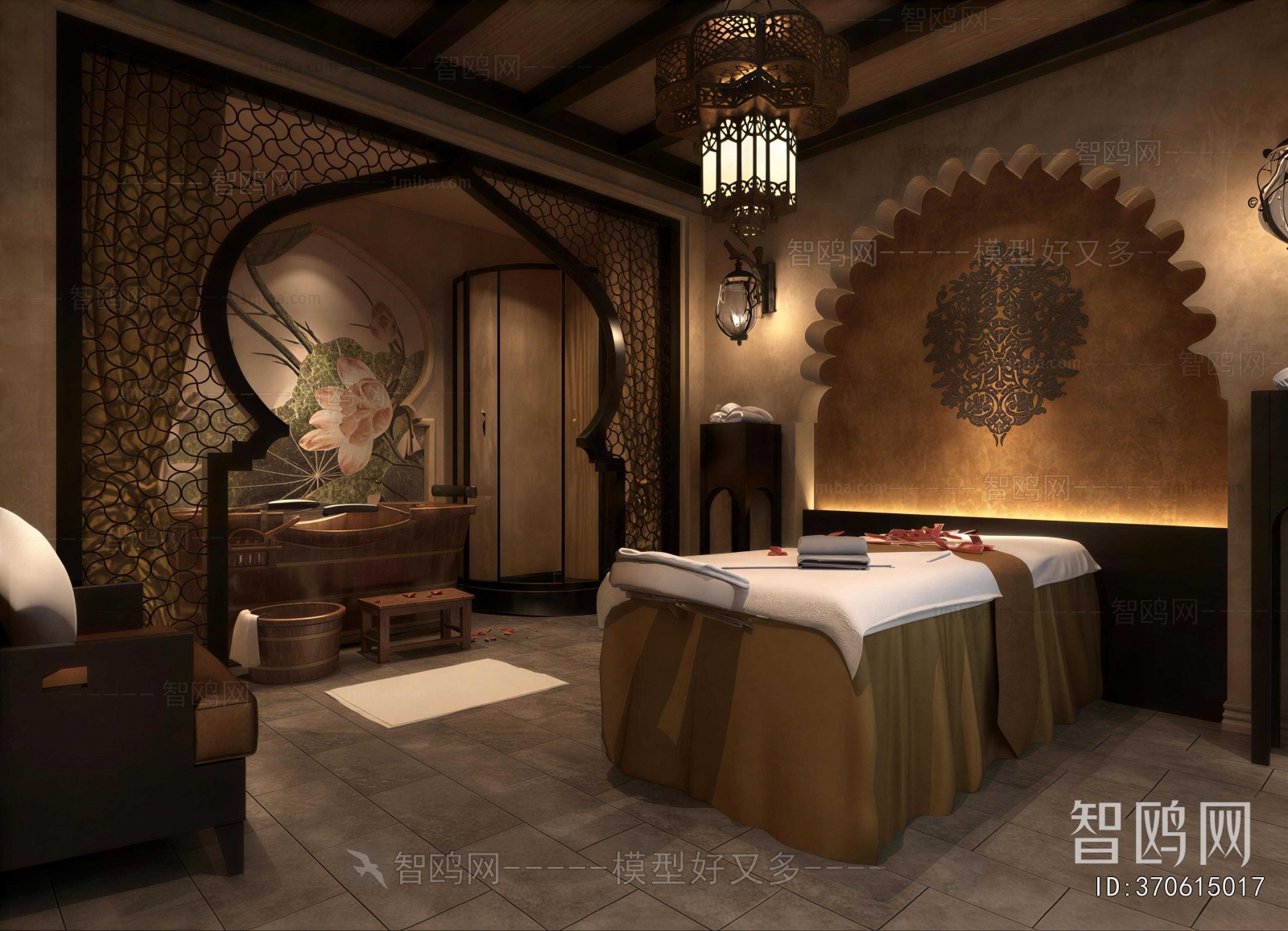 Southeast Asian Style SPA Foot Bath