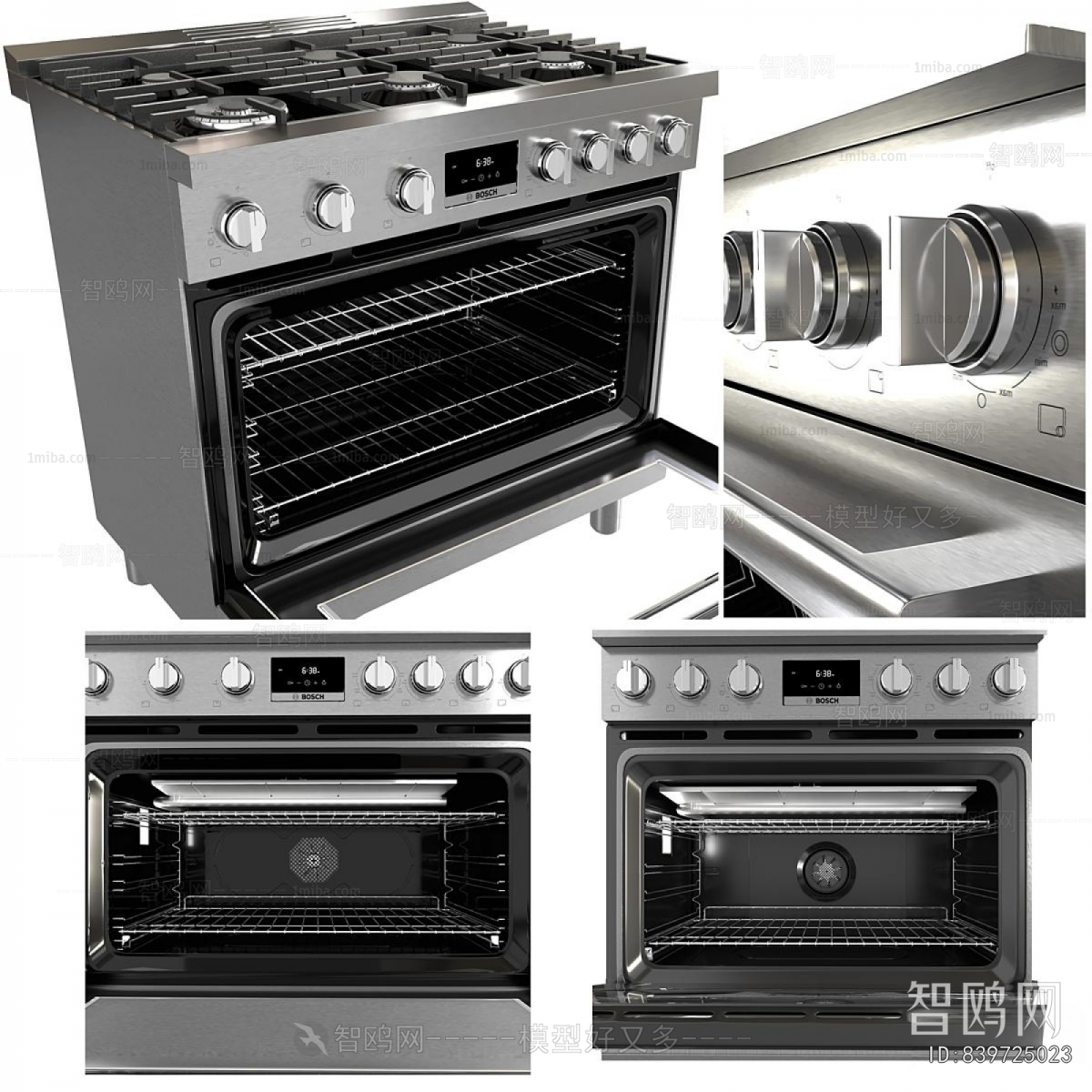 Modern Kitchen Electric Gas Range