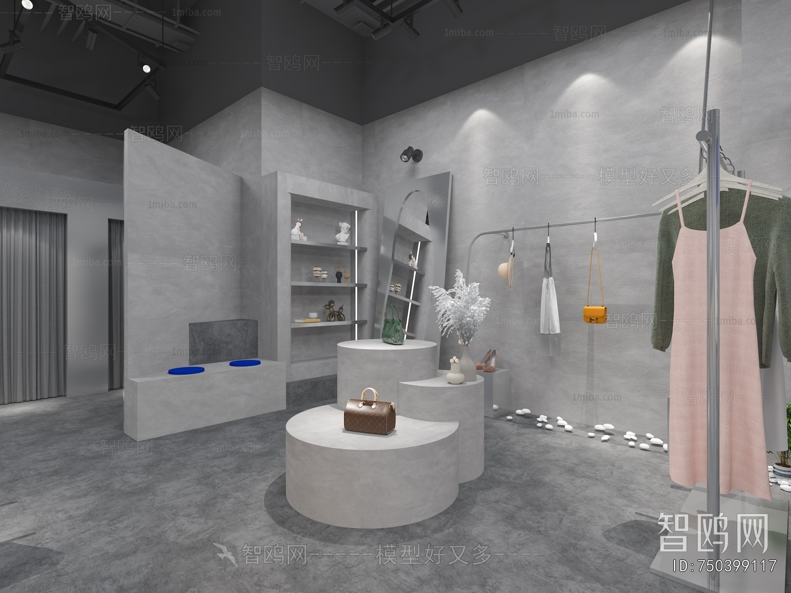 Industrial Style Clothing Store
