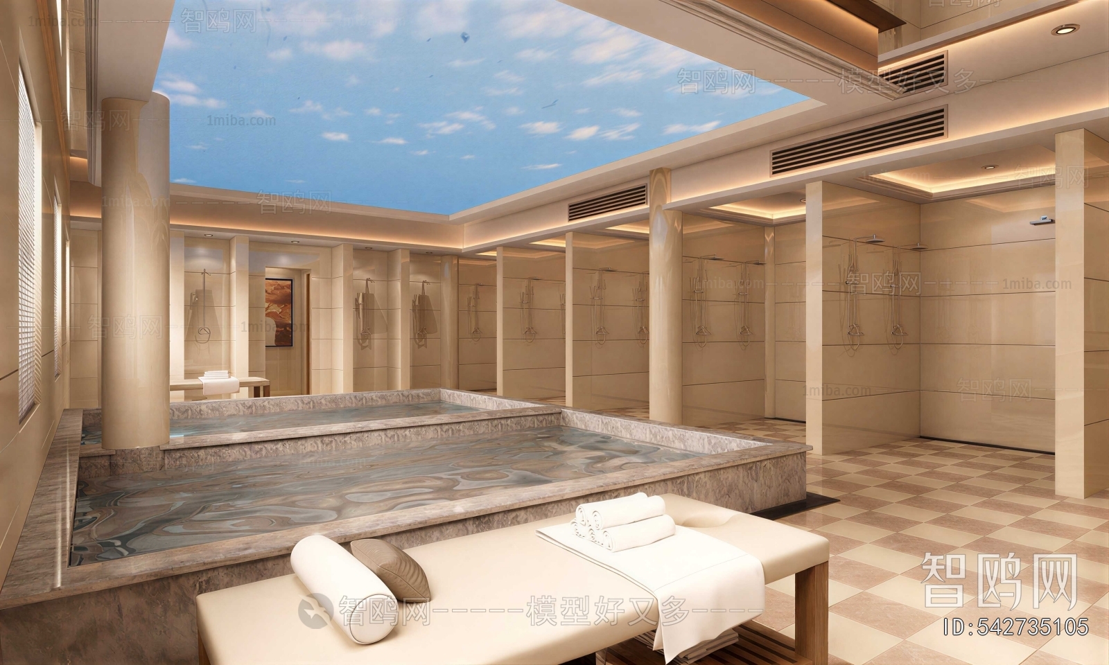 New Chinese Style Bath Center