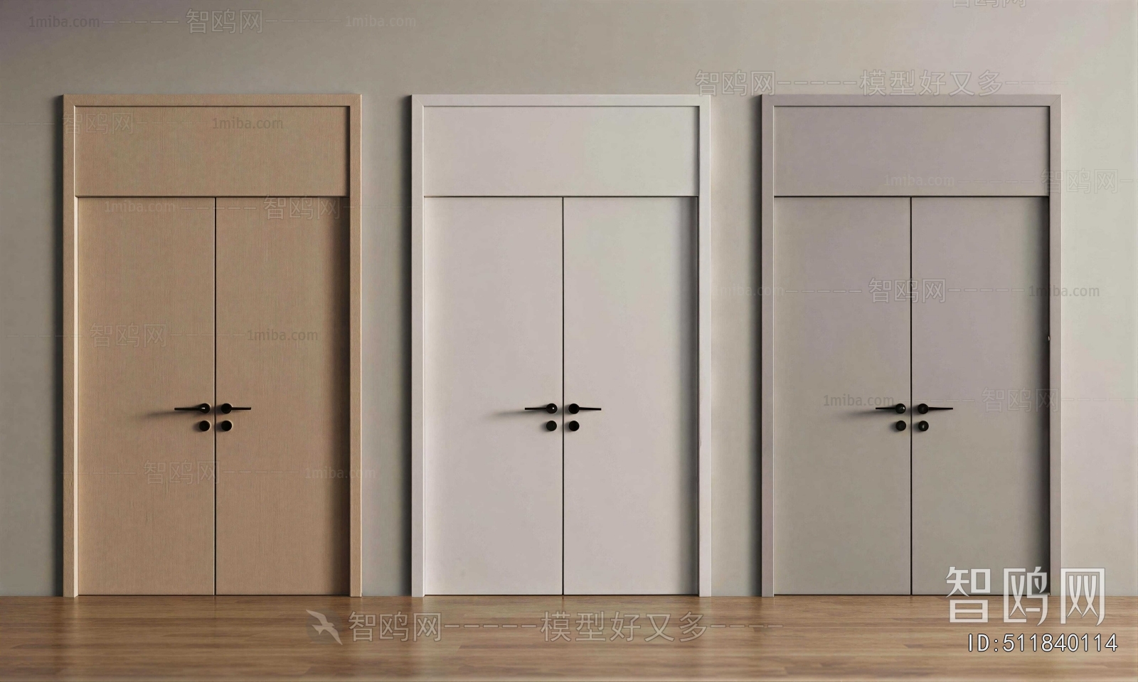 Modern Double Door