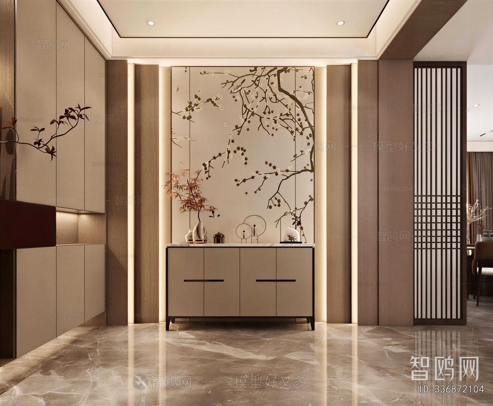 New Chinese Style Hallway