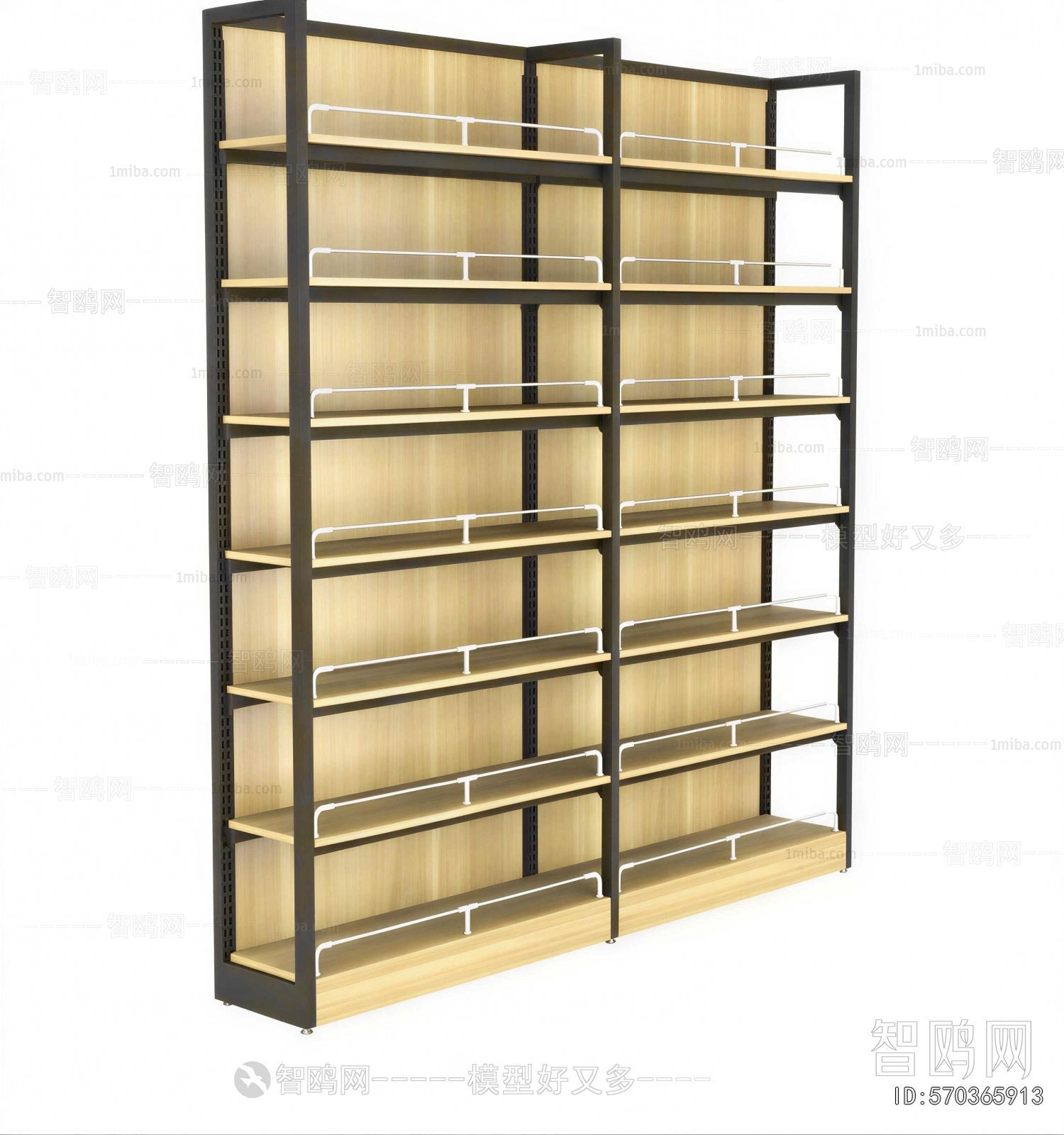Modern Supermarket Shelf