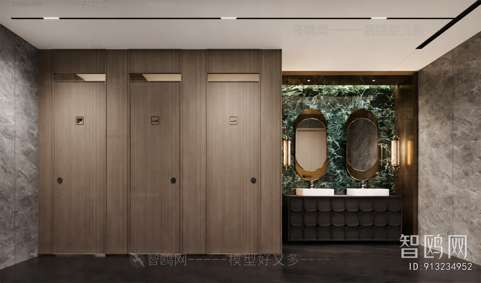 Modern Public Toilet