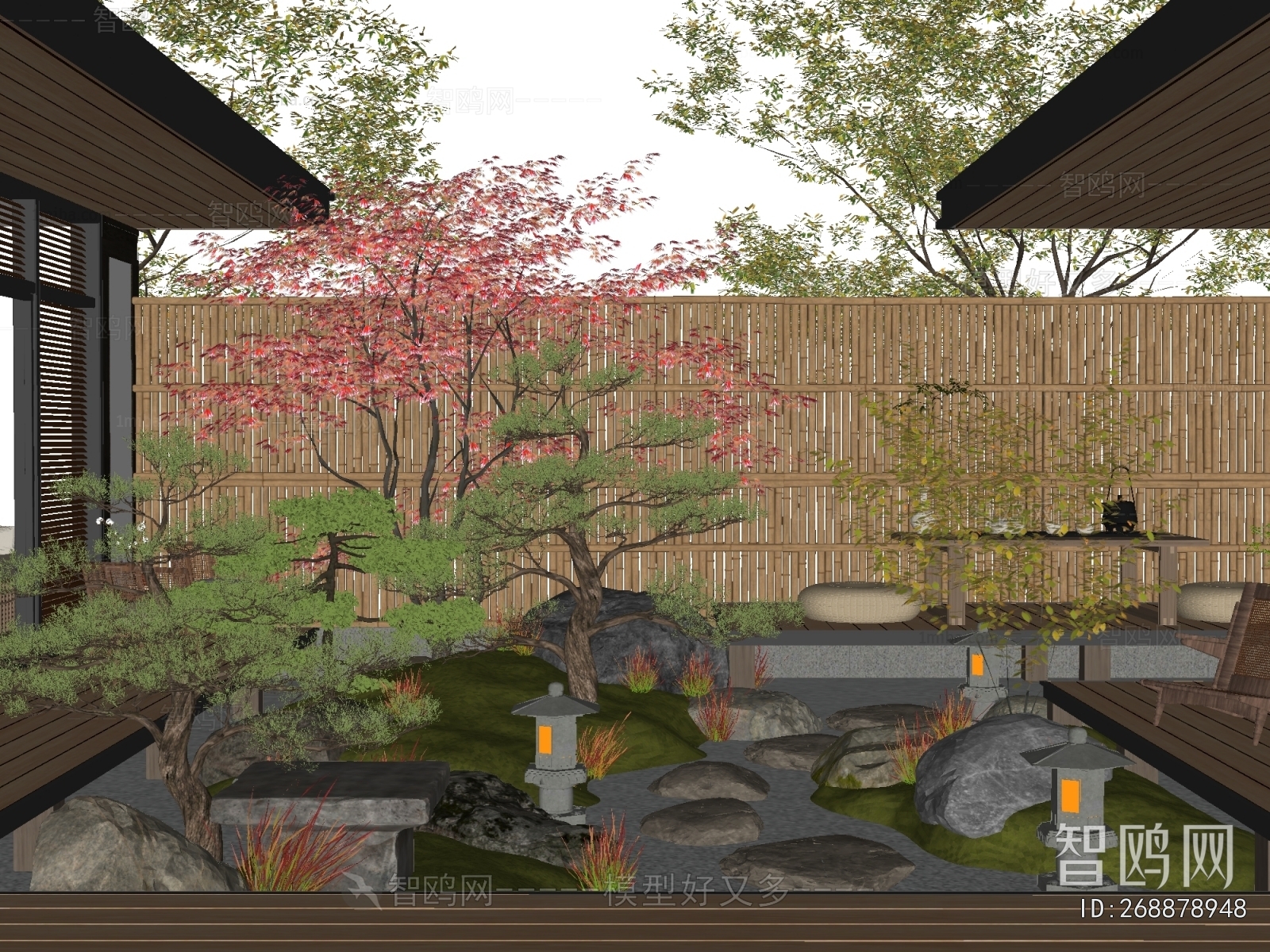 Japanese Style Courtyard/landscape