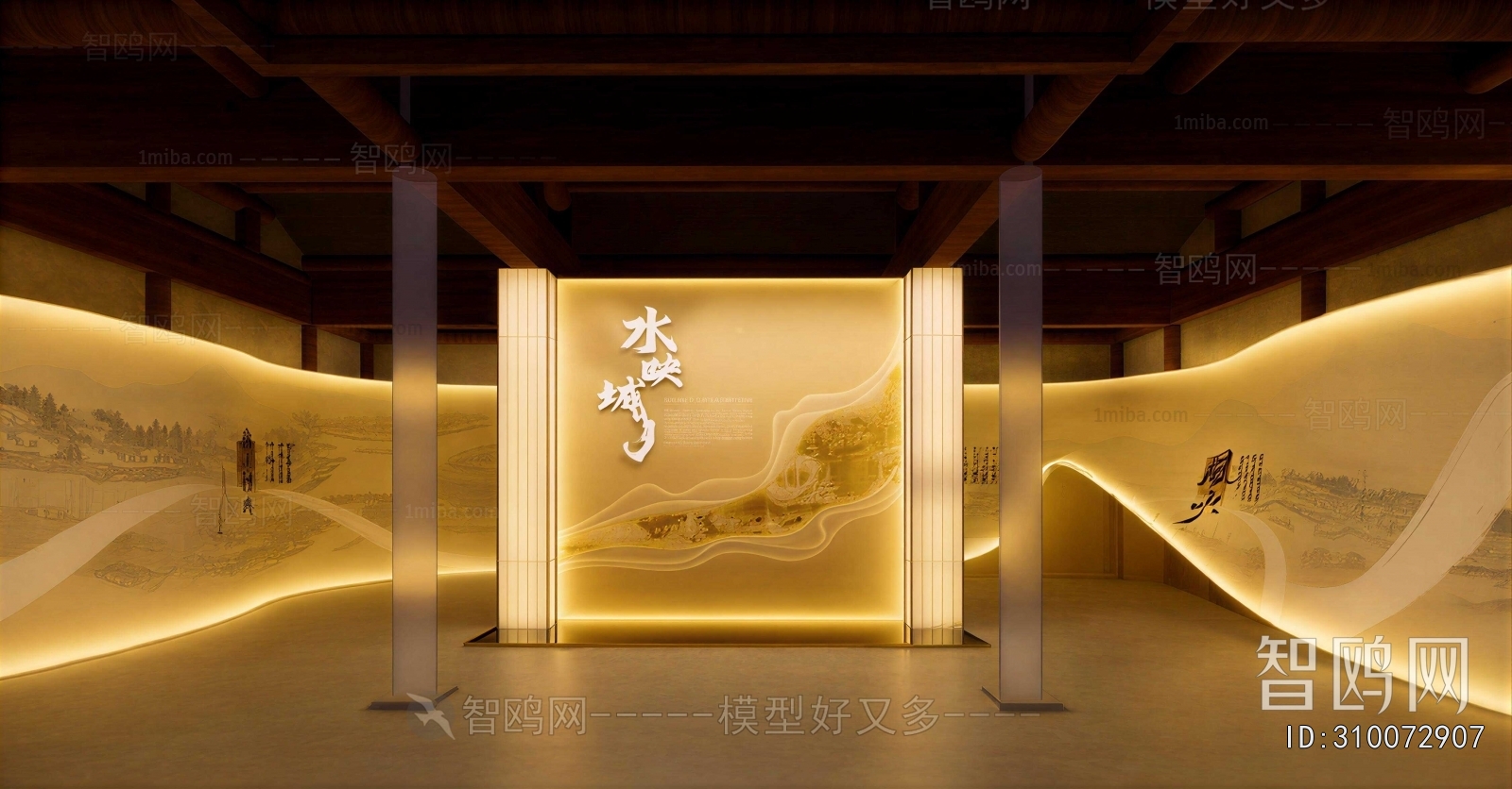 New Chinese Style Exhibition Hall