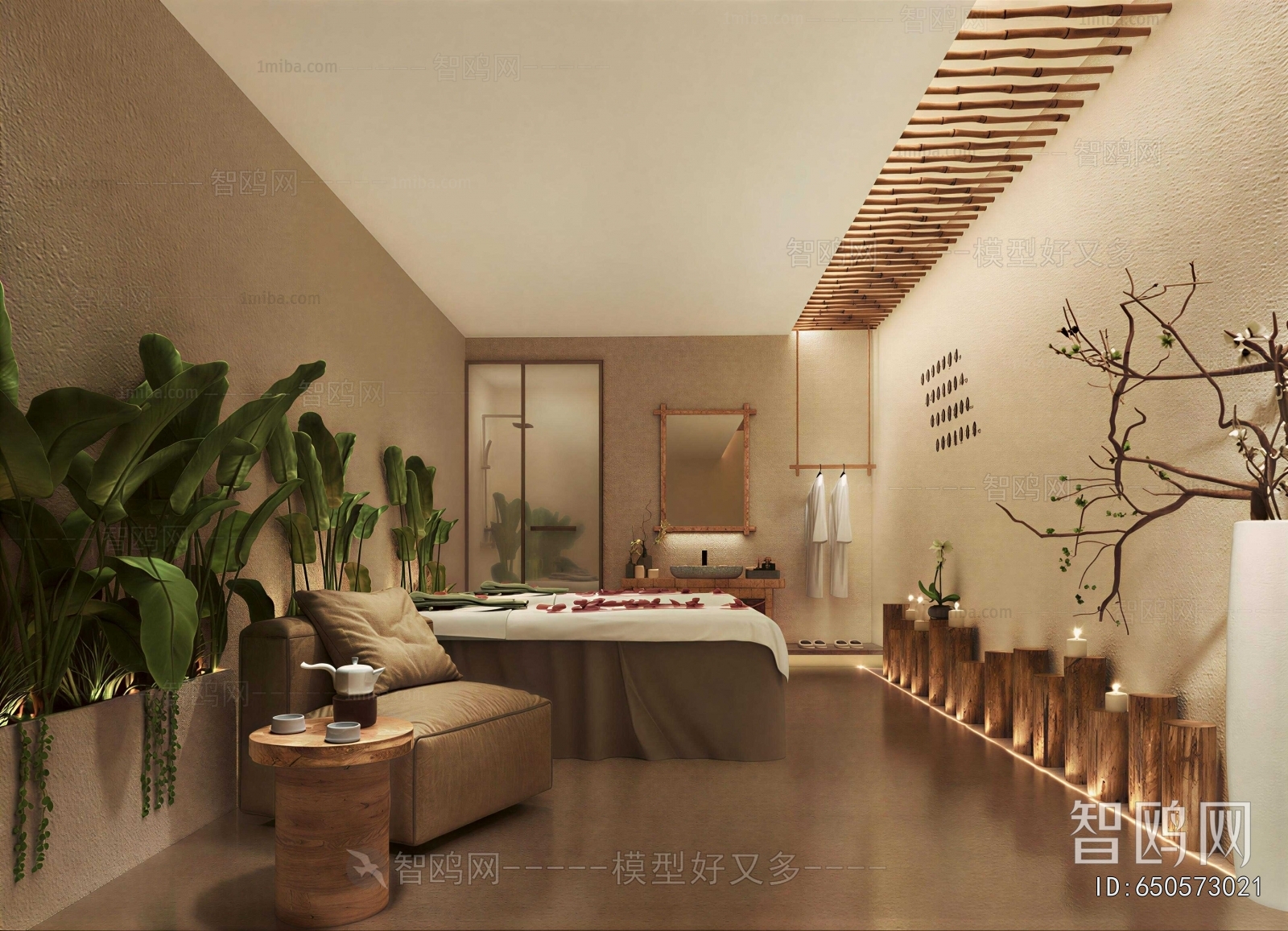 Wabi-sabi Style SPA Foot Bath
