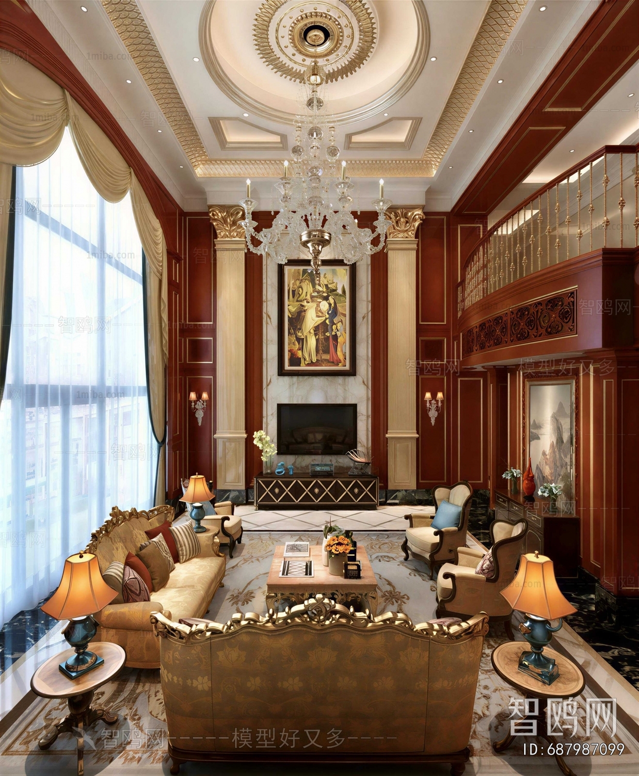 European Style A Living Room