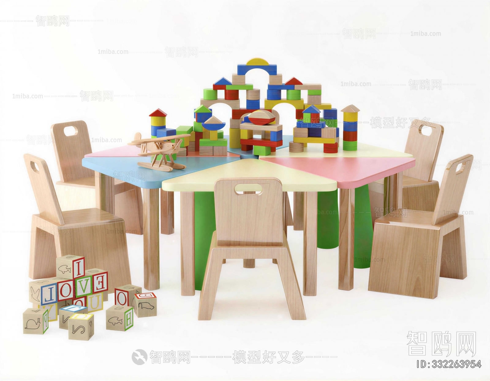 Modern Children's Table/chair