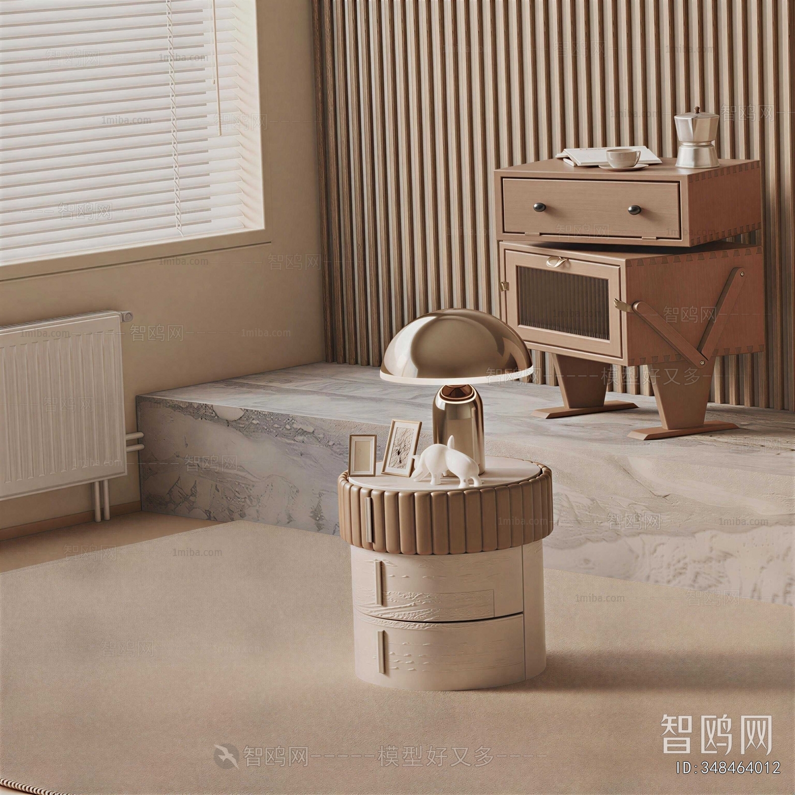 Modern Bedside Cupboard