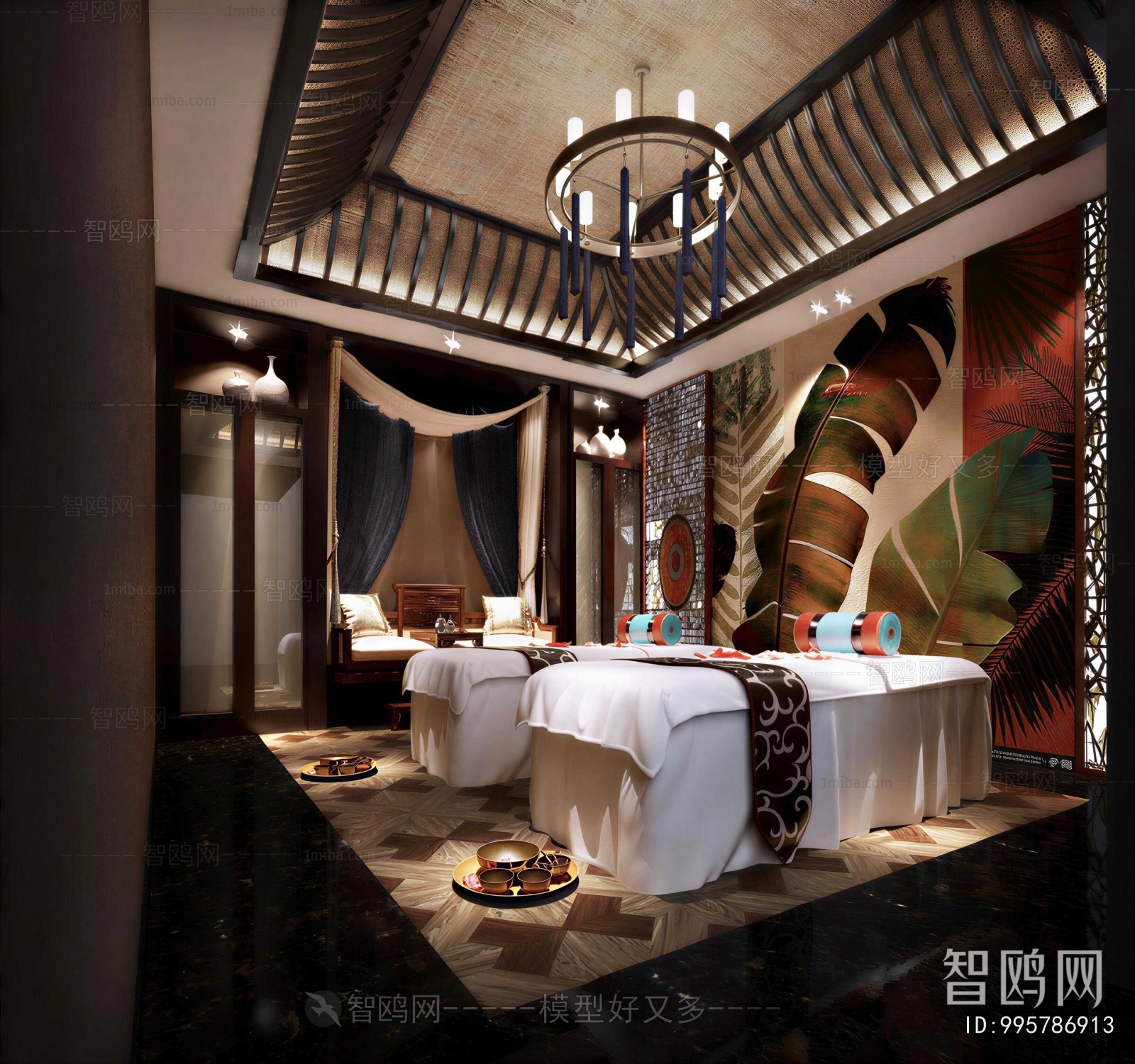Southeast Asian Style SPA Foot Bath
