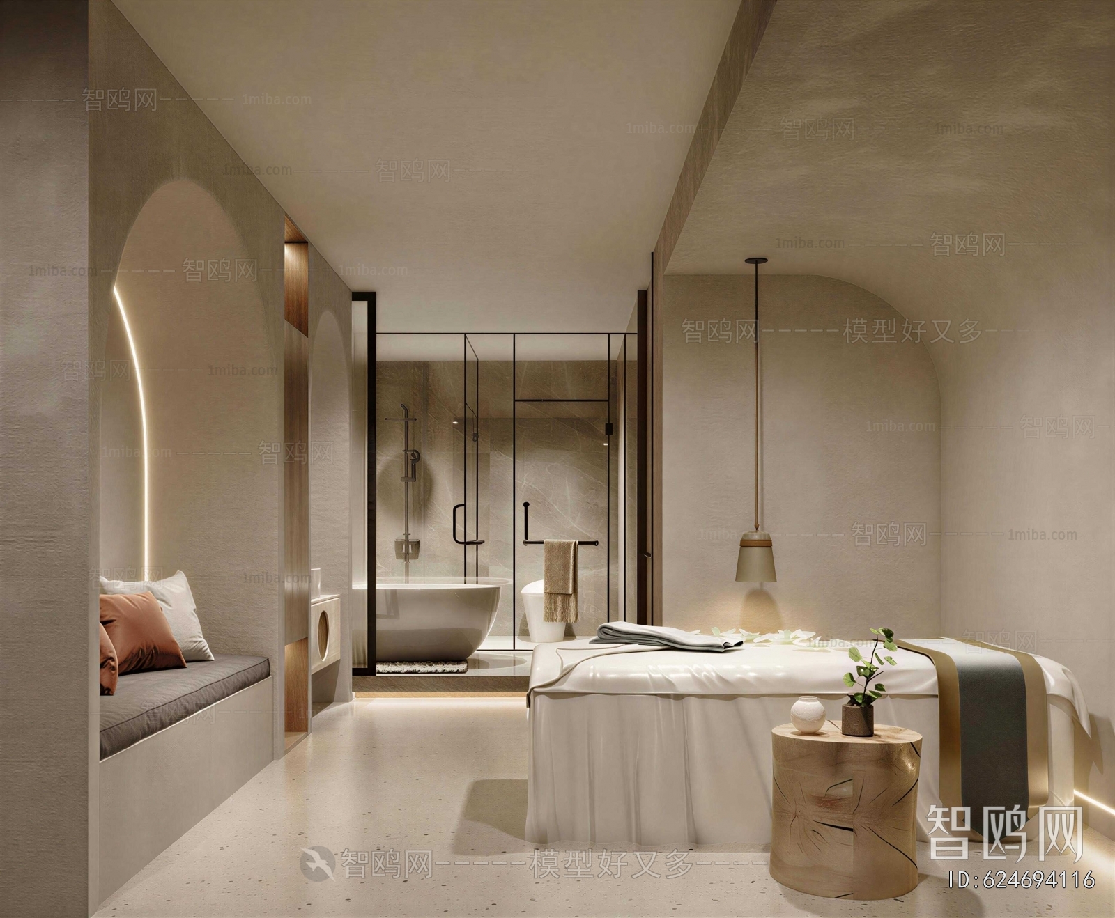 Wabi-sabi Style SPA Foot Bath