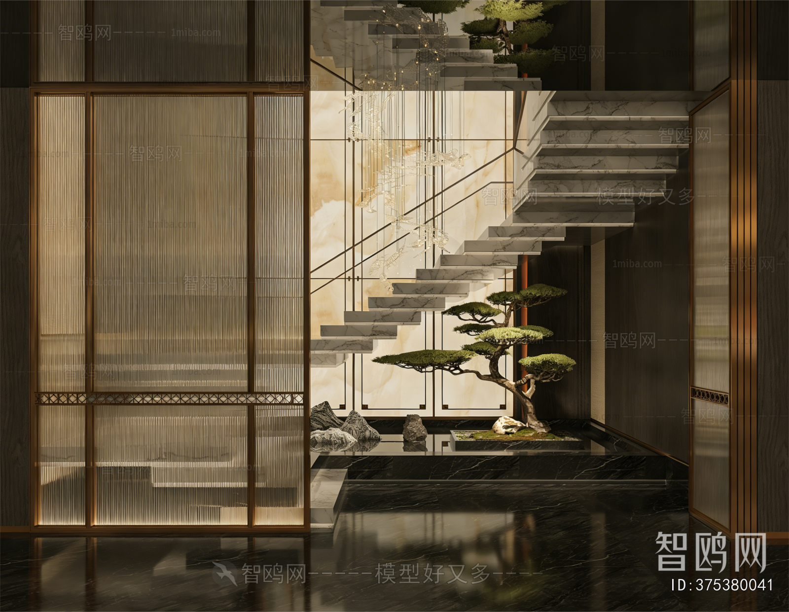New Chinese Style Plant Landscaping
