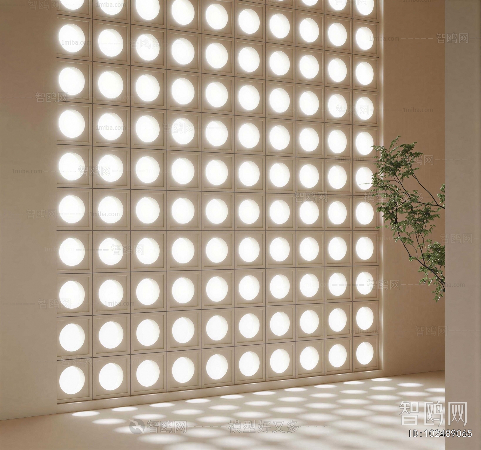 Modern Cement Brick Screen Partition