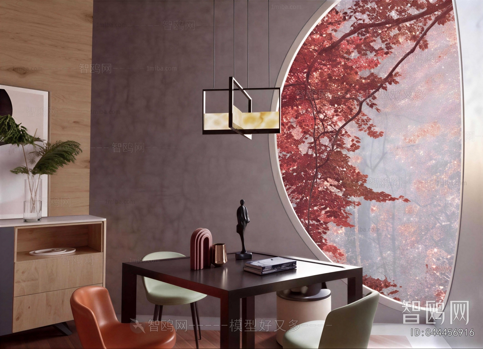 New Chinese Style Dining Room